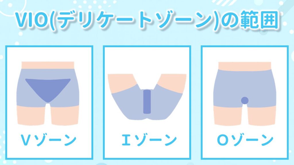 VIO脱毛の範囲